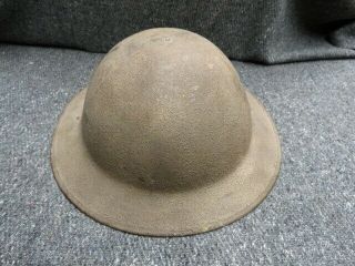 WWI US MODEL 1917 HELMET W/ PAINTED 80TH DIVISION INSIGNIA - 3