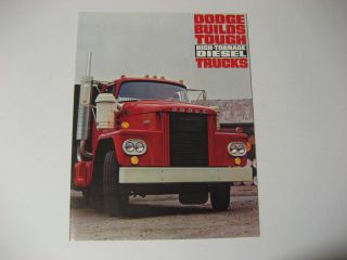 1964 Dodge High Tonnage Diesel Truck Brochure