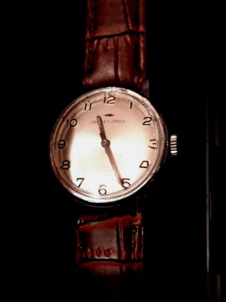 Jaquet Droz Vintage H/wind Mechanical Mens Watch
