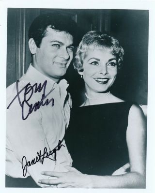 Janet Leigh & Tony Curtis - Signed Photograph By Both
