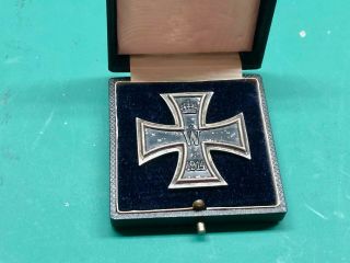 Ww1 German Iron Cross First Class In Case Of Issue