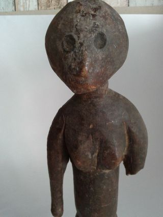African Alien naked female wooden statue tribal TOGO Ewe19th C. 3