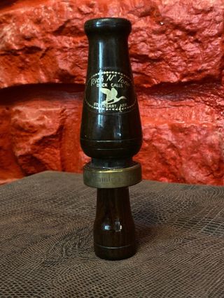 Rich N Tone Flying Duck Vintage Duck Call Engraved Brass Ring Jb2