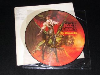 Ozzy Osbourne The Ultimate Sin Picture Disc Vinyl Lp Uk Epic 11 - 26404 Sabbath