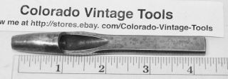 5/16” Bemis & Call H & T Co.  No.  01 Leather Punch Hand Tool / Cv Tools/free Ship