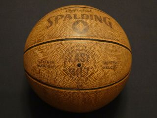 Vintage Spalding Speed Win 129 Last Bilt Leather Basketball