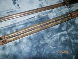 Ww1 British Bayonet And Scabbard Lee Enfield Smle Pattern 1907