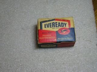 Eveready 7 Old Vintage Size Aaa Batteries No 912 With Display Box - 20c Each