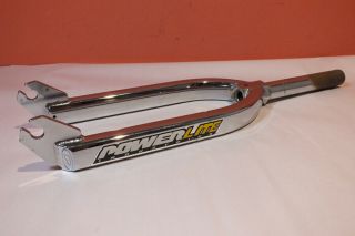 Vintage Powerlite Pro Bladed Chrome Threadless Fork 1 1/8 " 20 Inch Bmx Bike 1999