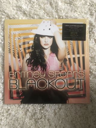 Britney Spears Blackout Lp Vinyl Limited Edition Uo Rare