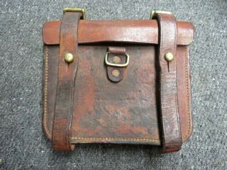 Wwi Canadian Model 1916 Ammo Pouch - Anglo Franco Saddlery Co.  Montreal 1916