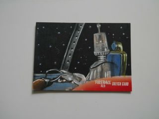 Unstoppable Cards Gerry Andersons Fireball Xl5 Sketch Card