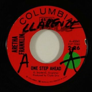 Aretha Franklin " One Step Ahead " Northern Soul 45 Columbia Mp3
