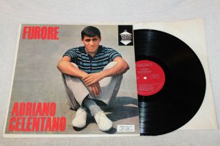 Adriano Celentano Furore,  Lp Vesuvius Records No.  4418 Vg,  /vg,  Mono