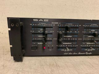 SAE 1800 Vintage Solid State Stereo Parametric Equalizer 3