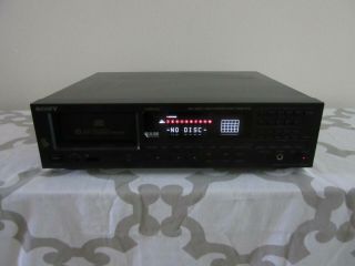 Vintage Sony 10 Cd Compact Disc Changer Player Model Cdp - C910