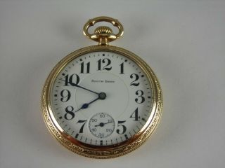 Antique 16s South Bend 21 Jewels Rail Road Pocket Watch.  Grade 227.  Made 1922