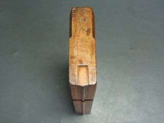 Wooden Moulding Plane 3/16 " V Chamfer Vintage Old Tool By A Mathieson & Son