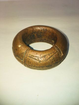 African Manilla Slave Trade Currency Bracelet 1700’s 1800’s Ex Museum