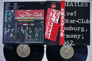 Beatles Live At The Star - Club In Hamburg 1962 Victor Vip - 9523,  4 Japan Obi 2lp
