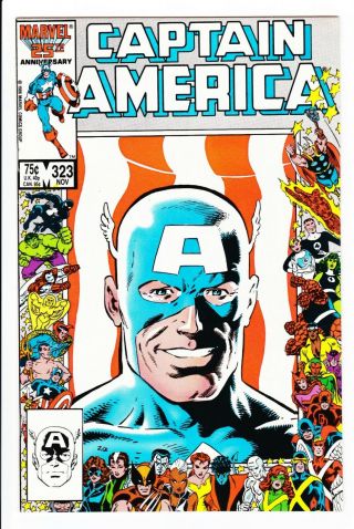 Captain America 323 1st Appearance John Walker (us Agent) - Falcon,  Wintersoldier