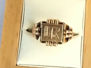 Antique/Vintage Savard Fix Signet Ring,  c.  1910/20’s 2