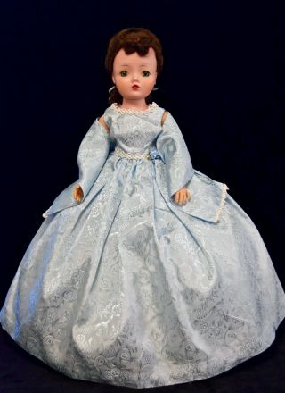 Vintage Alexander Cissy In Blue Gown