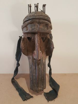 Outstanding Dan Kran African Wood Mask.  Old And Example.