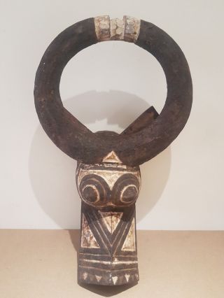 Stunning And Old Wood African Bobo Bwa Buffalo Mask.  Example.