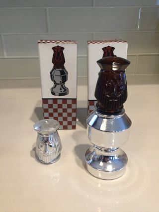 Vintage Avon Chess Piece The King Ii With 2 Boxes Protein Hair Lotion For Men