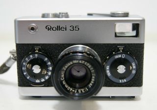 Rollei 35 camera Made in Germany Zeiss Tessar 40mm lens Vintage 35mm roll film 2