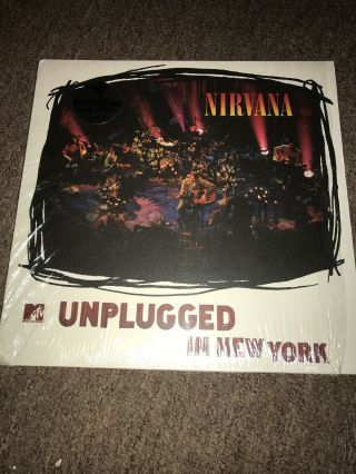 Nirvana Mtv Unplugged Live York Lp Vinyl Record Kurt Cobain Dave Grohl