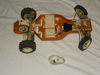 Vintage Team Associated Rc10 Gold Pan Aluminum Chassis Buggy