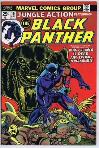 Jungle Action 10 Vintage 1974 Marvel Comics Black Panther