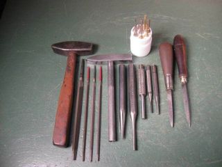 Old Vintage Machining Tools Machinist Premium Small Hammers,  Punches & More