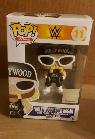 Vaulted Funko Pop Hollywood Hulk Hogan Vinyl Figure Wcw Wwf Nwo Wwe 2k15