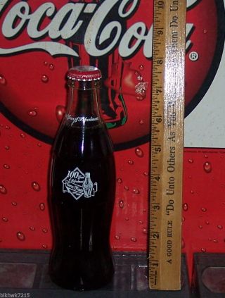 2004 Terre Haute In Coca Cola Bottling Company 100th Anniversary 8oz Coke Bottle