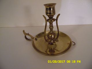 Vintage Brass Ship Lantern Chamber Stick Candle Holder,  Wall Sconce 2