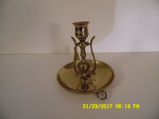 Vintage Brass Ship Lantern Chamber Stick Candle Holder,  Wall Sconce 3