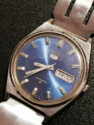 Gents Vintage Seiko 5 Automatic Watch As Not Spares Repair