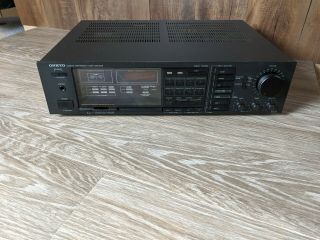 Vintage Black Onkyo Tx - 28 Quartz Synthesized Am/fm Stereo Receiver 1980s