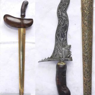 KRIS keris 11 LOKS Java Jogjakarta Indonesia tribal art magic sword GARUDA BLADE 2