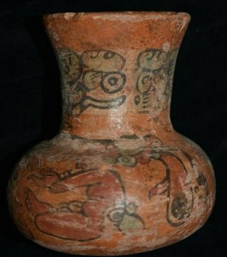 Orig $1099 Wow Pre Columbian Mayan Bowl,  4in Prov