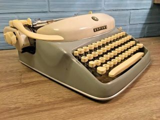 Vintage Alpina Typewriter Mid Century Leather Case