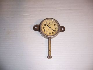 Vintage Elgin U.  S.  A.  Automobile Car Clock 2 1/8 " Diameter