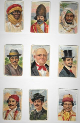 1910 1911 - C95 Itc - Types Of Nations - 29 Tobacco Cards