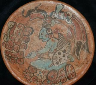 Orig $1099 Wow Pre Columbian Mayan Bowl,  5in Prov