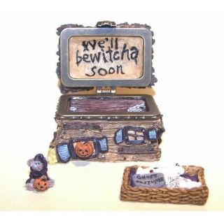 Boyd’s Bears Uncle Bean’s Treasure Box “boris’ Haunted House” Figurine 392114