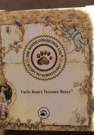 Boyd’s Bears Uncle Bean’s Treasure Box “Boris’ Haunted House” Figurine 392114 3