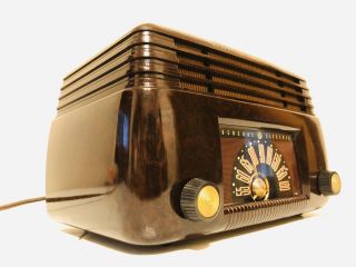 ANTIQUE OLD 1946 GENERAL ELECTRIC 100 SUPERHETERODYNE GE BAKELITE VINTAGE RADIO 2
